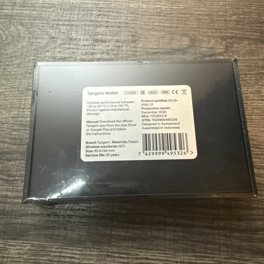 Tangem Wallet 2.0 2 Card Set Crypto Hardware Cold Wallet NFC NEW SEALED